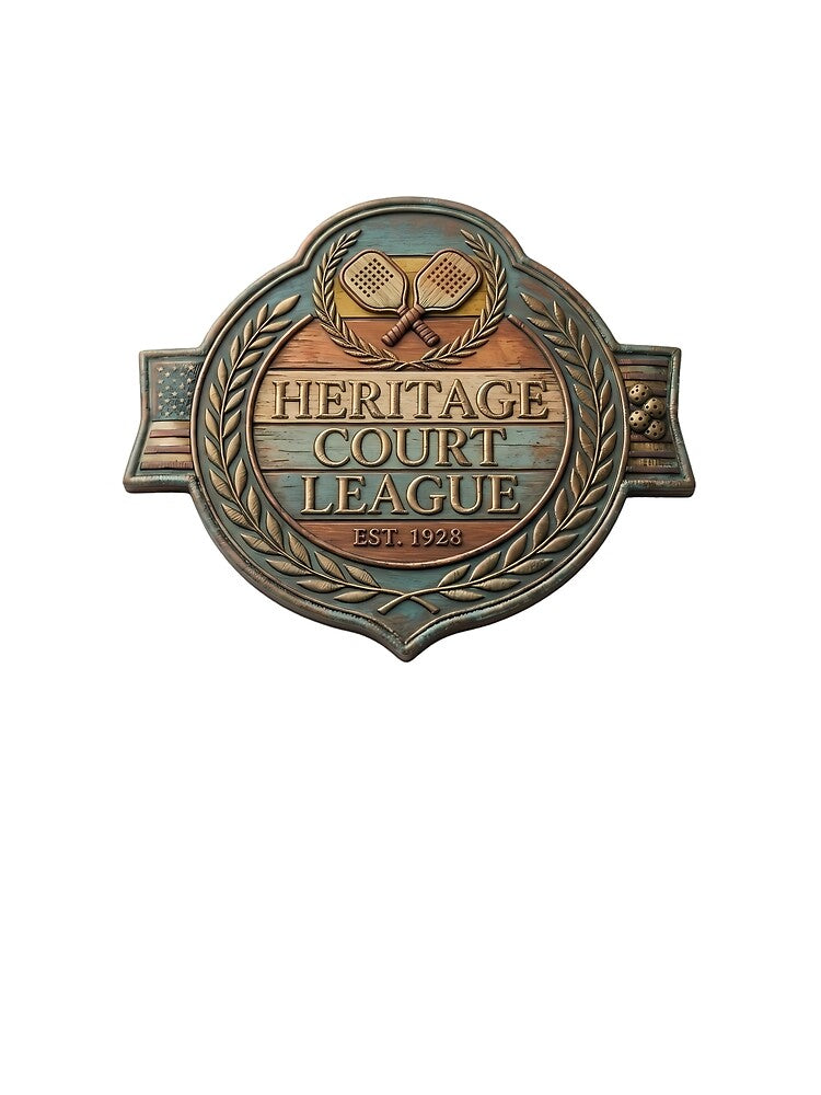 Heritage Court League Retro Pickleball by HERITAGE COURT