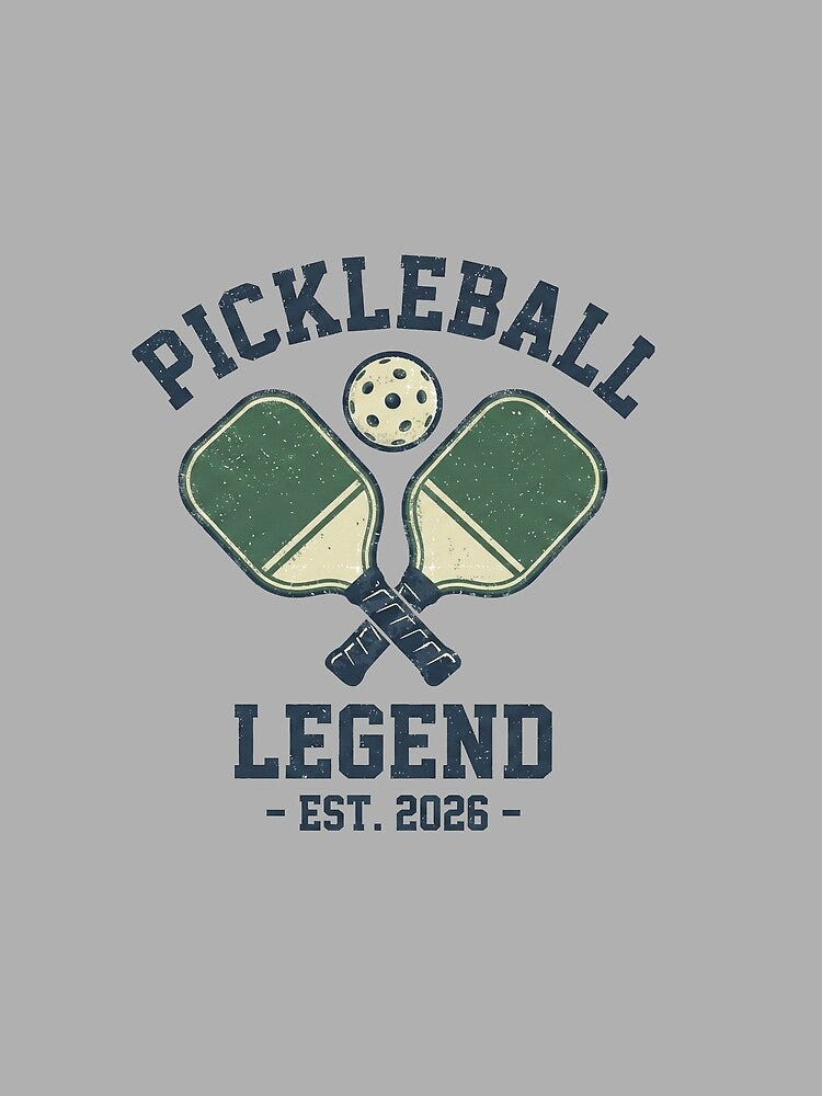 Pickleball Legend Est 2026 - Vintage Retro Sports Club Gift by PixelPulseDesign