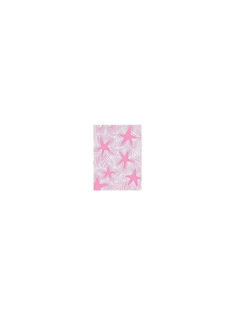 Pink Psychedelic Star Pattern | Retro Groovy 70s Aesthetic | Trippy Hand-Drawn Star Art by meepmeep52