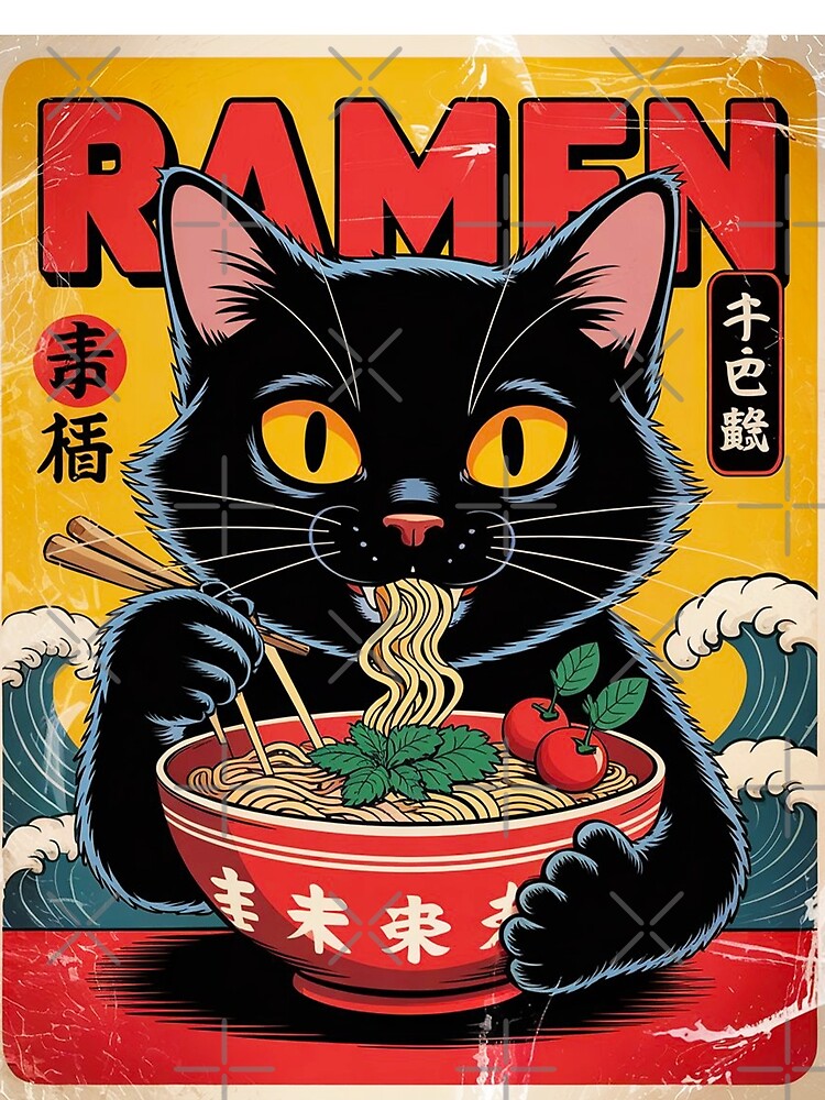 Black Cat Ramen Feast by Timegraf
