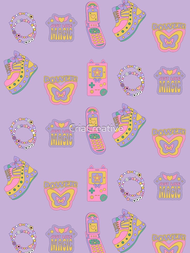 90's Girl Pastel Nostalgia by CriaCreative