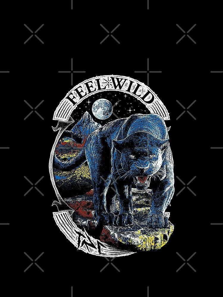 Vintage Blue Panther Feel Wild Aesthetic Bootleg by Krasnovaovaova