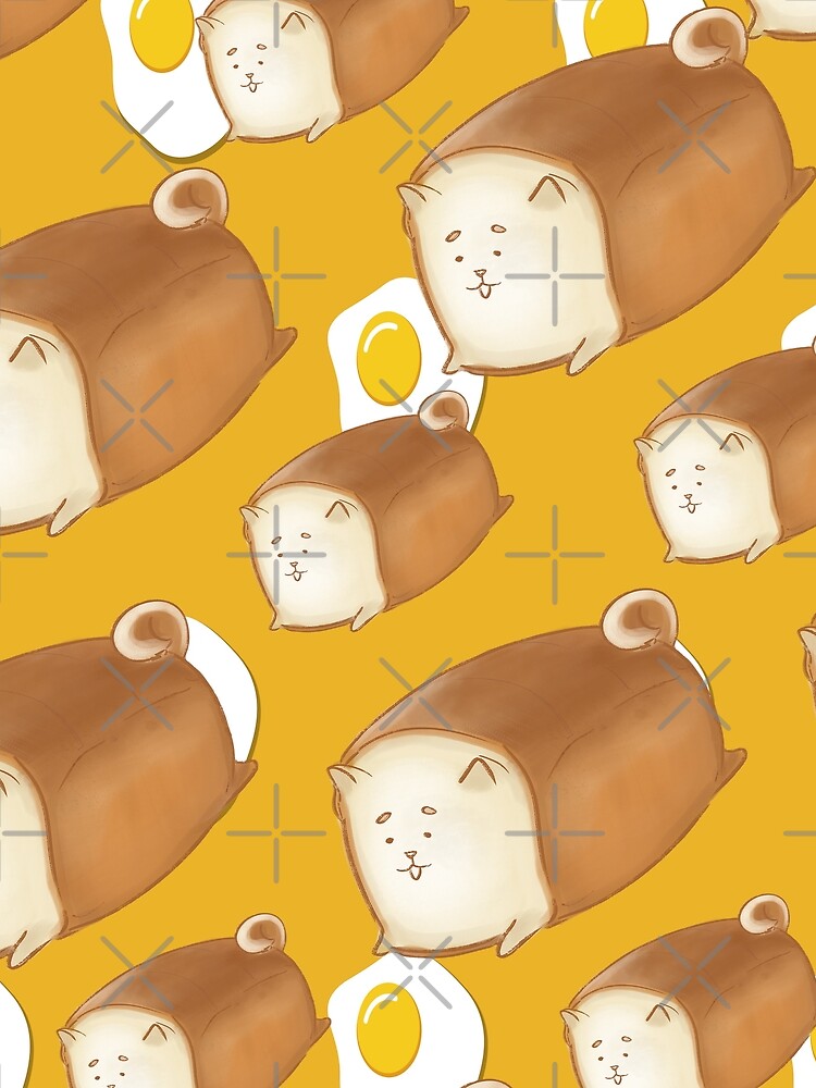 Dog toast-cute Shibe by Sweets-trolley