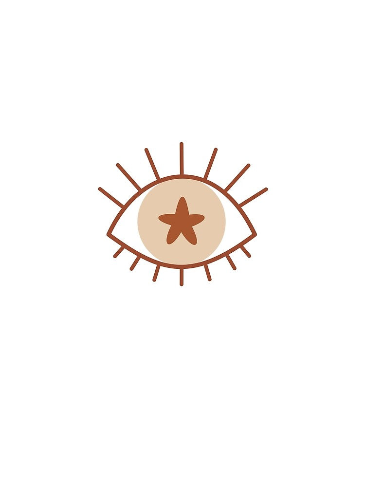 Boho Evil Eye by Julza Art