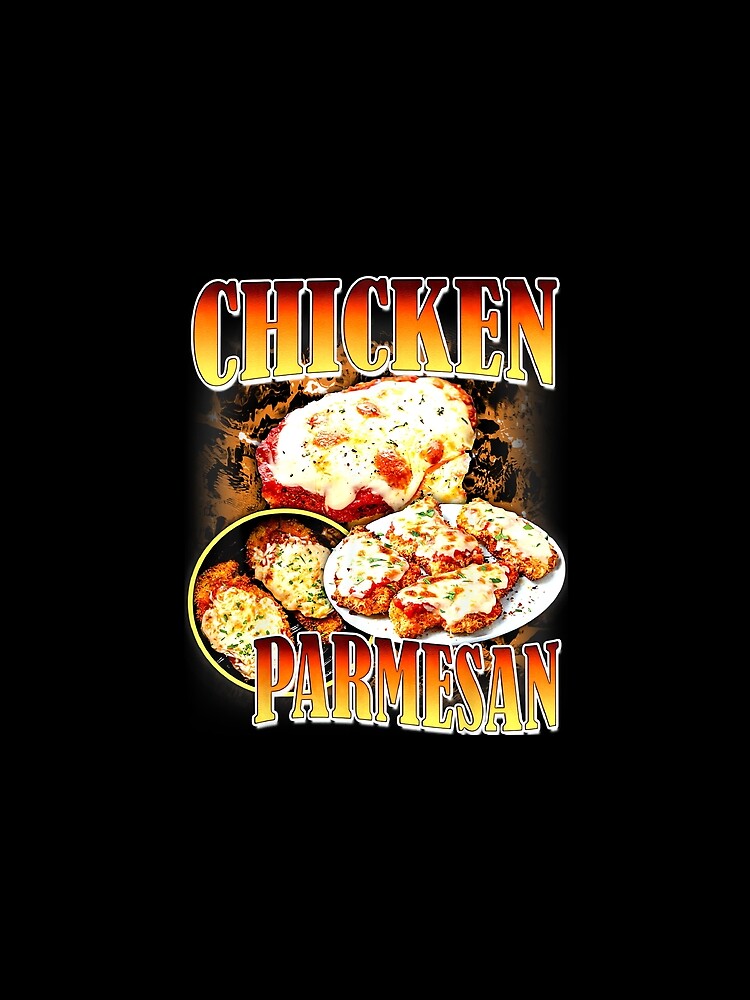 Chicken Parmesan Bootleg Rap Style Vintage 90s Italian Food by PaulTSchafer