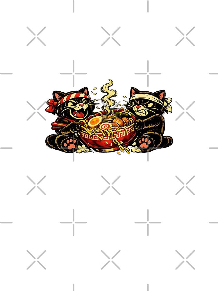 Ramen Cats – Shared Bowl by LuveraxArt