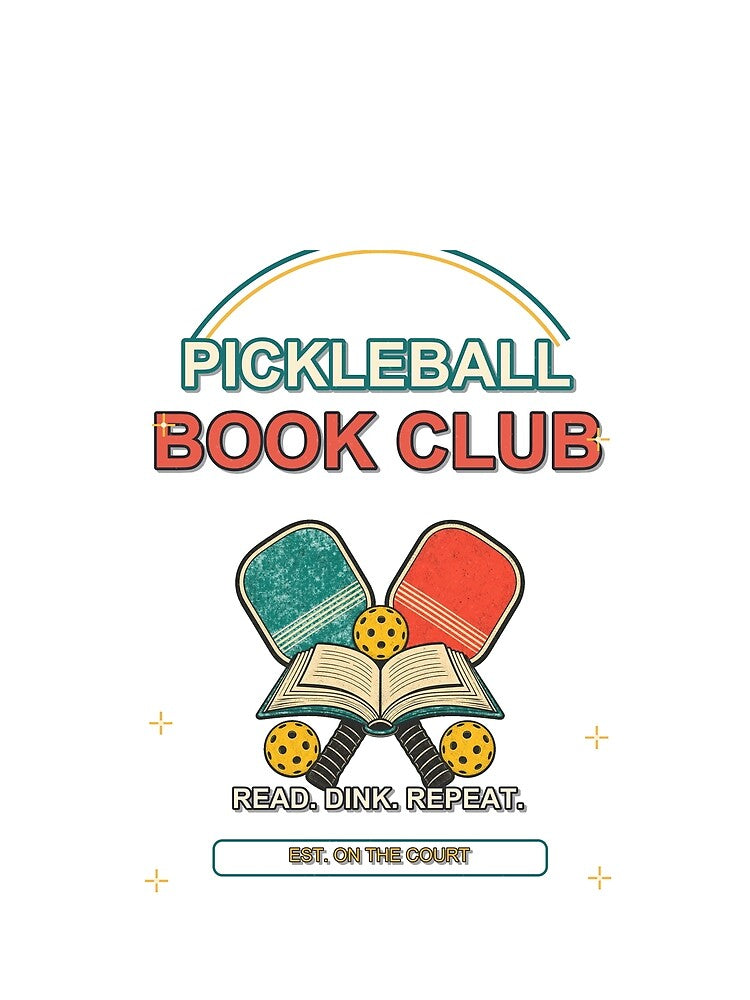 Pickleball Book Club Read Dink Repeat by Emma Studio