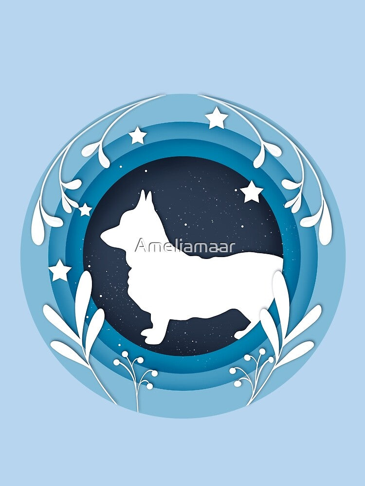 Cute Corgi Flower Pattern by Ameliamaar