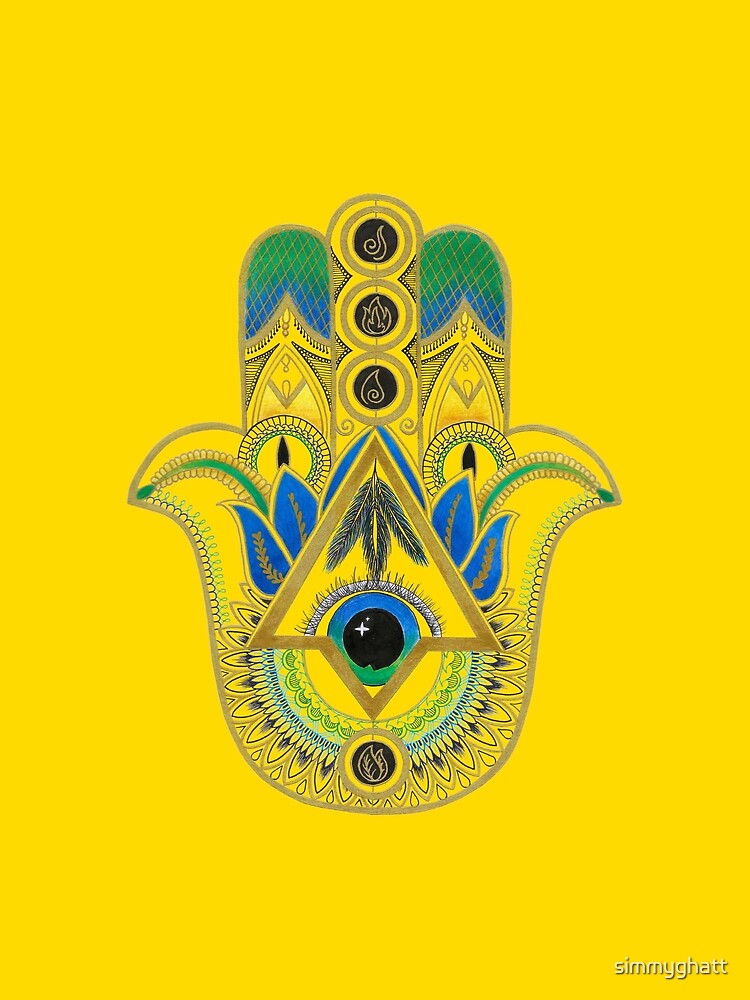 Emblems Hamsa Hand | Brazilian Samba - SimmyGhatt by simmyghatt