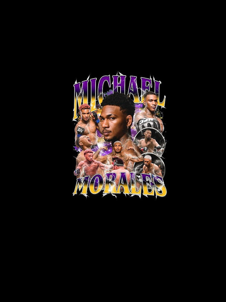 Michael Morales Vintage 90s Style MMA Collage by RoseArtGraphic