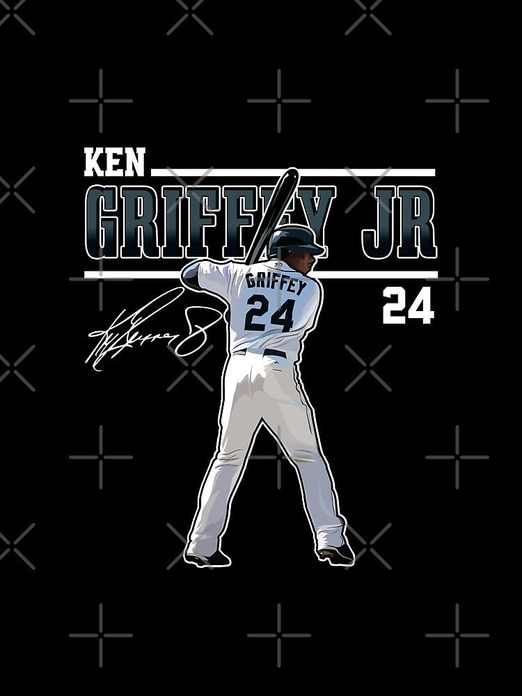 Vintage Ken Griffey Jr The Kid Baseball Signature Retro 80s 90s Bootleg Rap Style by georgiyigsub
