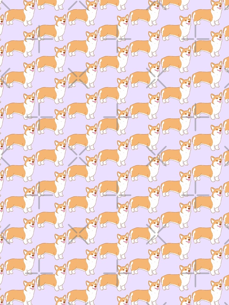 Cute pembroke welsh corgi illustration by Yaragold