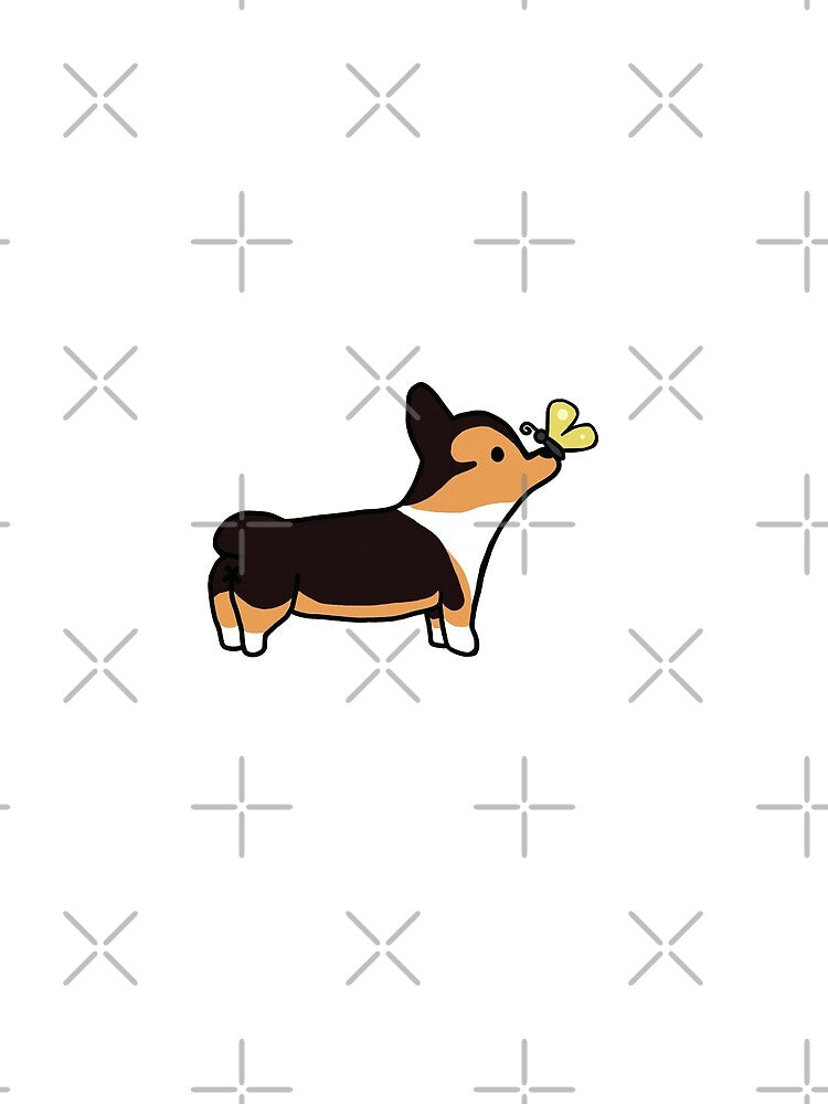 Tri color corgi friend by PuffballCreates