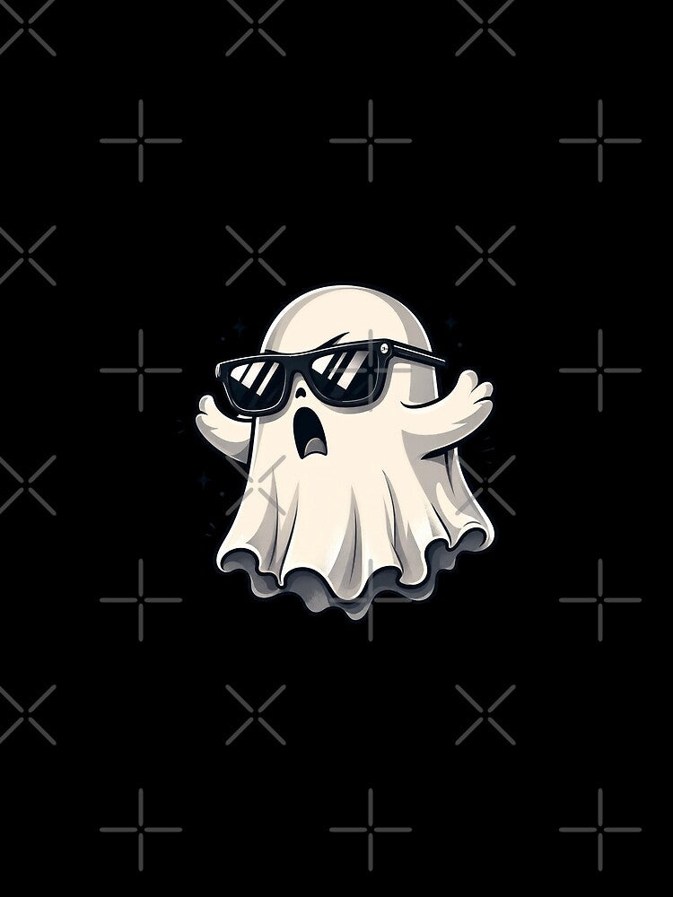Cool Ghost Sunglasses Cartoon by Old-class