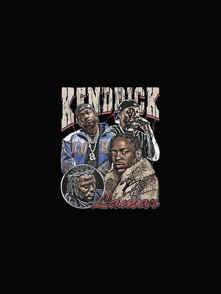 Kendrick Lamar Vintage Grunge Bootleg Rap Tee Style by cubomtumeshop