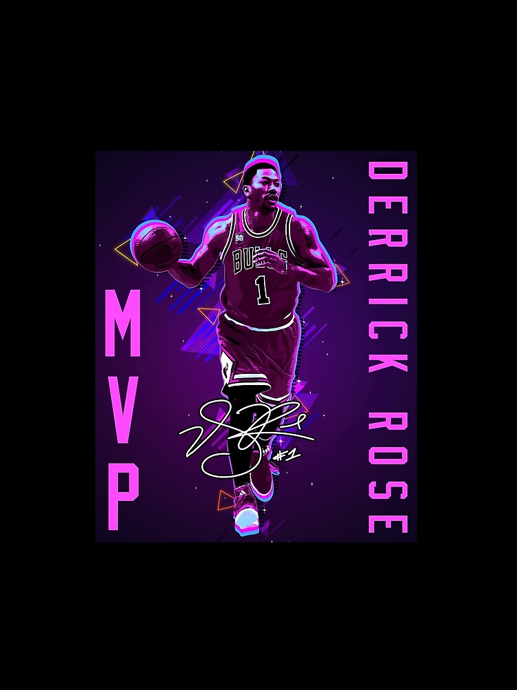 Derrick Rose MVP Chicago Basketball Signature Vintage Retro 80s 90s Bootleg Rap Style by Tina1Creates
