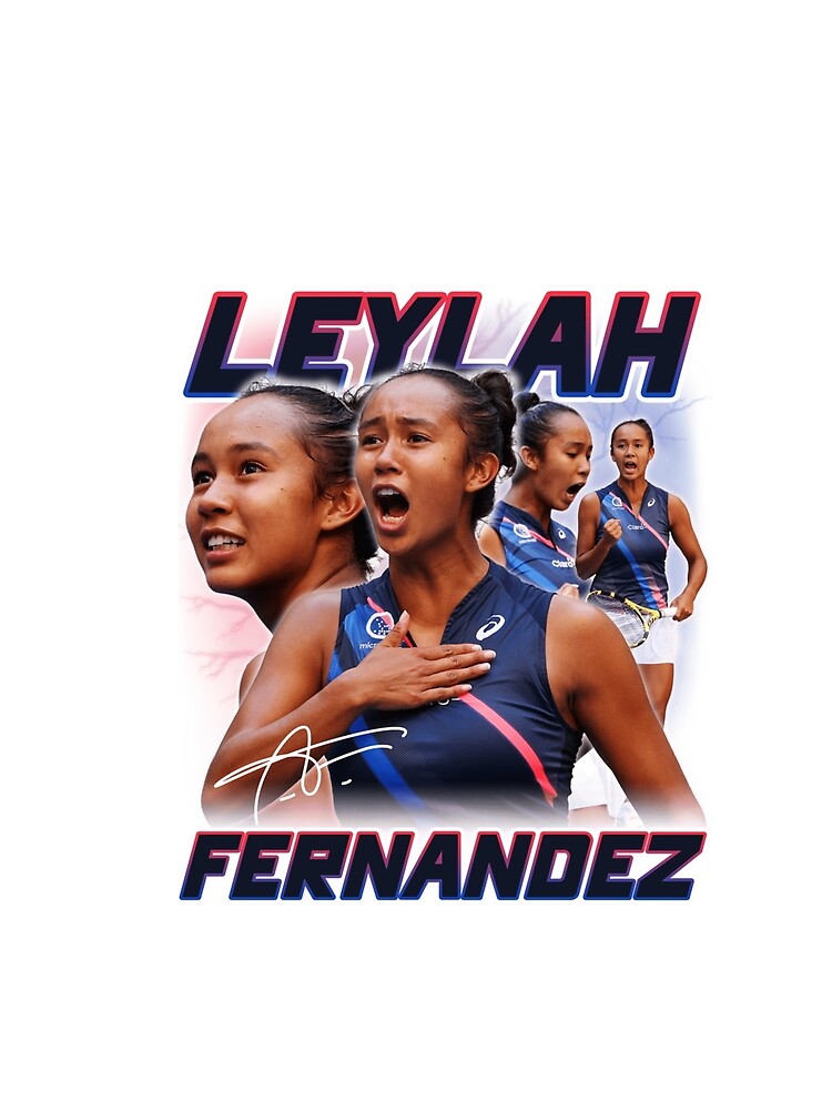 Leylah Fernandez Tennis Signature Vintage Retro 80S 90S Bootleg Rap Style by Maribeiller