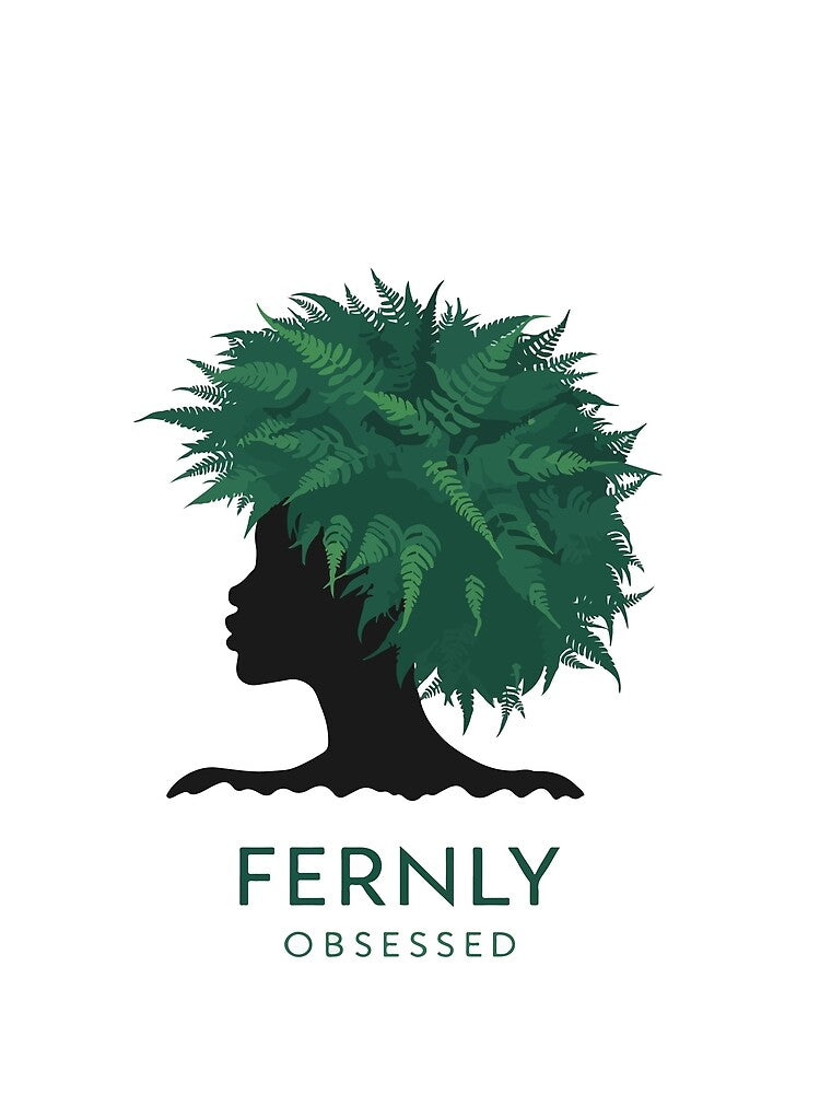 Goddess of Ferns - Afro Botanical Art by Heidelberg89