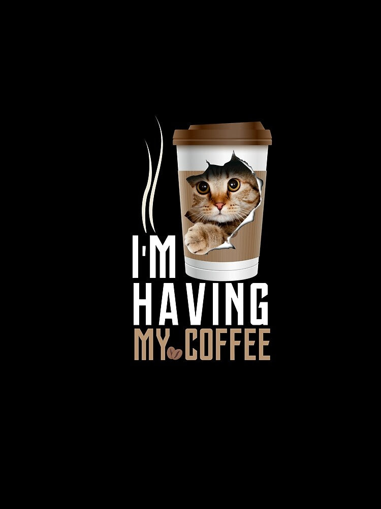 Coffecat ,I'm having my coffee by fattim3