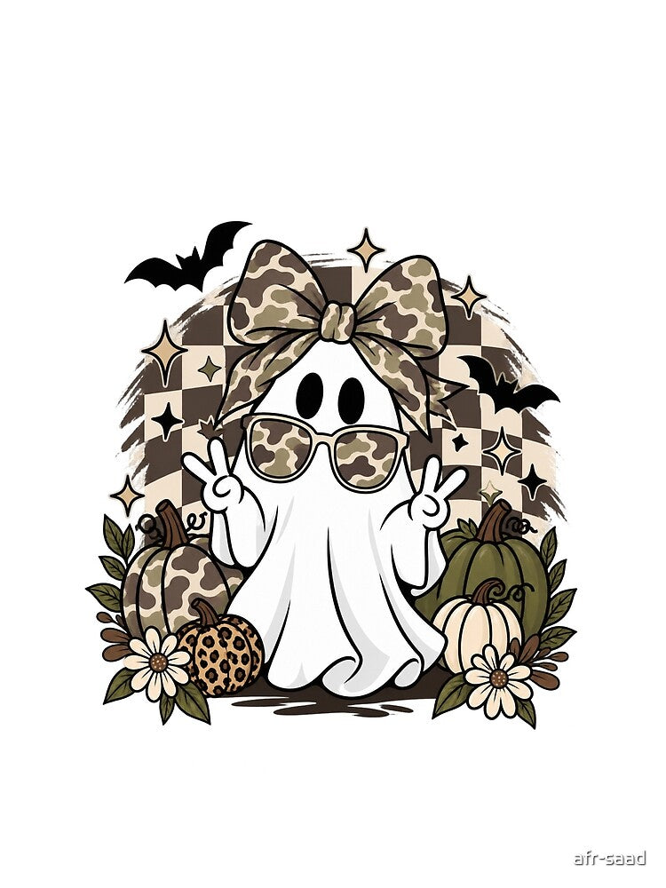 Cute Ghost Halloween by afr-saad