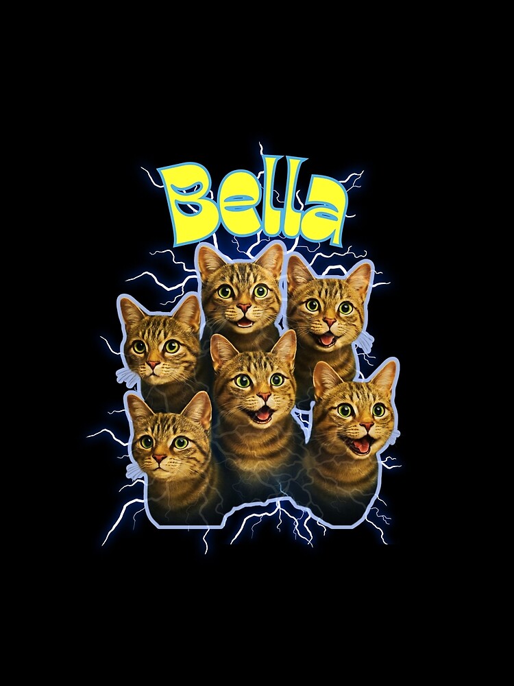 Retro Cat Portrait Tee – Custom Bootleg Vintage Style Pet Shirt by Tee-Aura