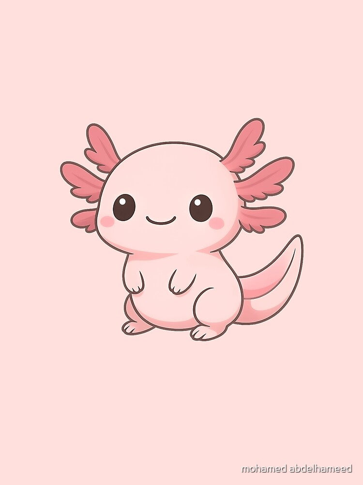 Cute Axolotl Cute by mohamed abdelhameed