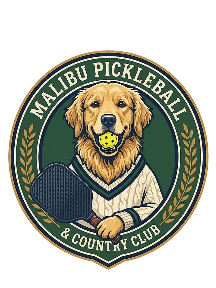 Malibu Pickleball and Country Club Golden Retriever by mo-carnival