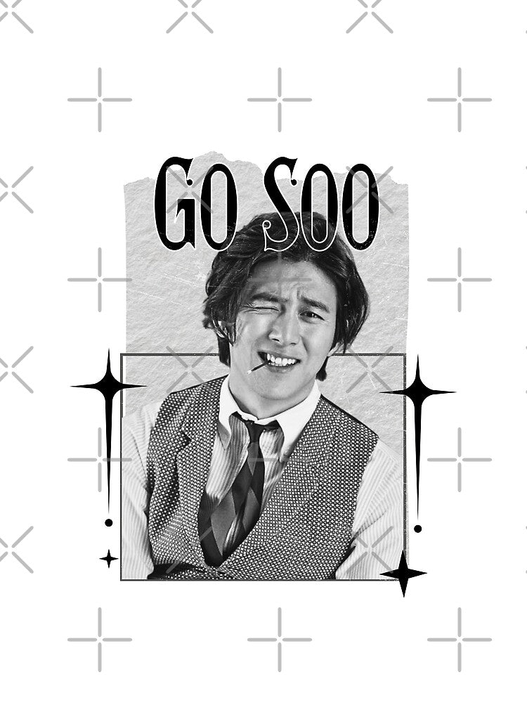 Go Soo (고수) Korean Actor Scrapbook Collage Cozy Y2K Vintage Design by HELL0WBELLO