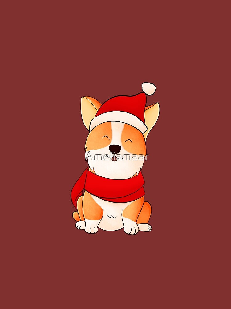 Corgi Christmas Hat by Ameliamaar