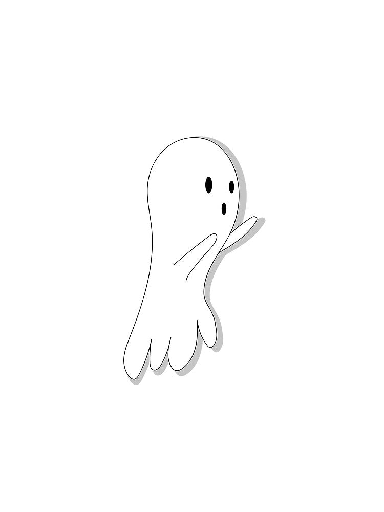 Cute ghost looking for a hug by FireflyStudi0s