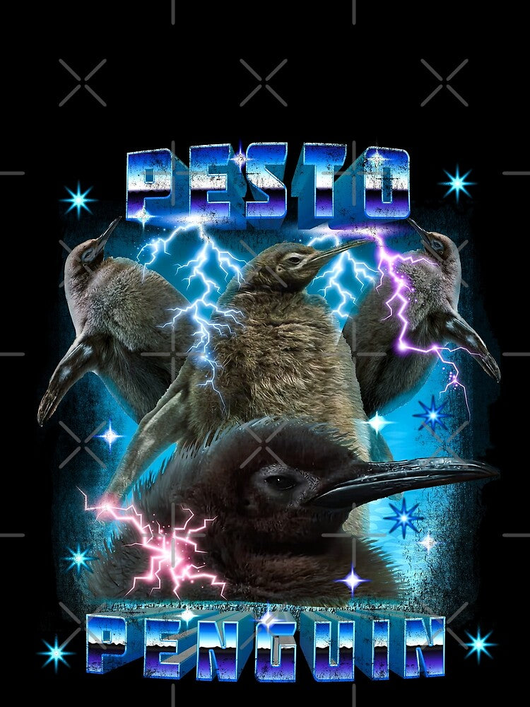 Pesto the big penguin retro by TeeARTHY