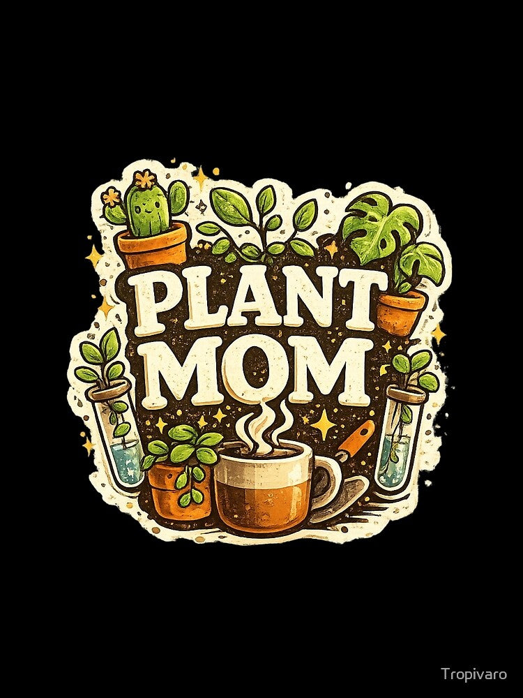 Plant Mom Cute Plant Lover Gardening Design by Tropivaro