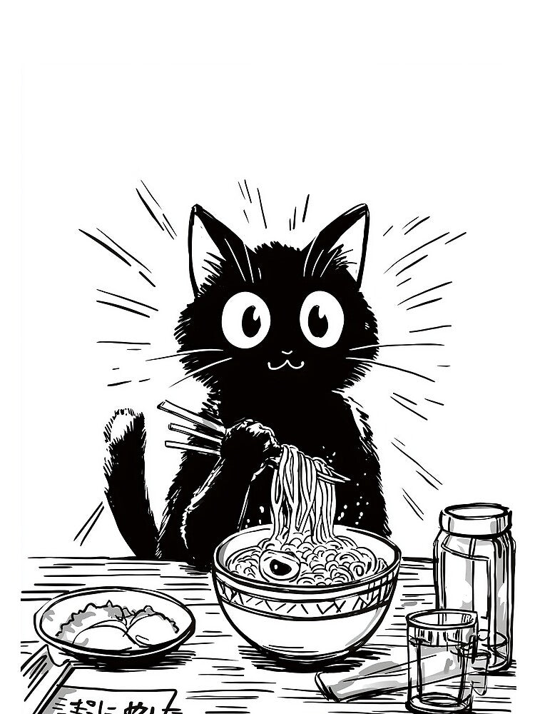 The Whimsical Noodle Bowl by Retro Type