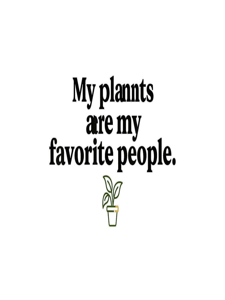 Happy Plant People Funny Plant Lover Vintage Botanical Humor Design by kiralynstration