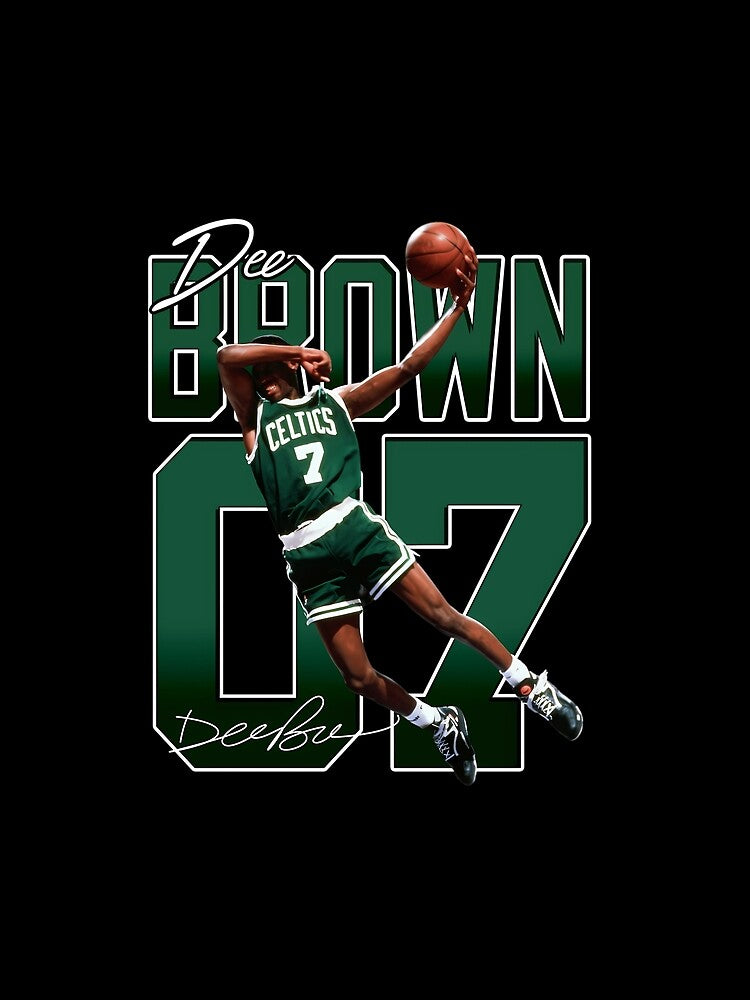 Dee Brown No Look Legend Basketball Signature Vintage Retro 80s 90s Bootleg Rap Style by xeryu