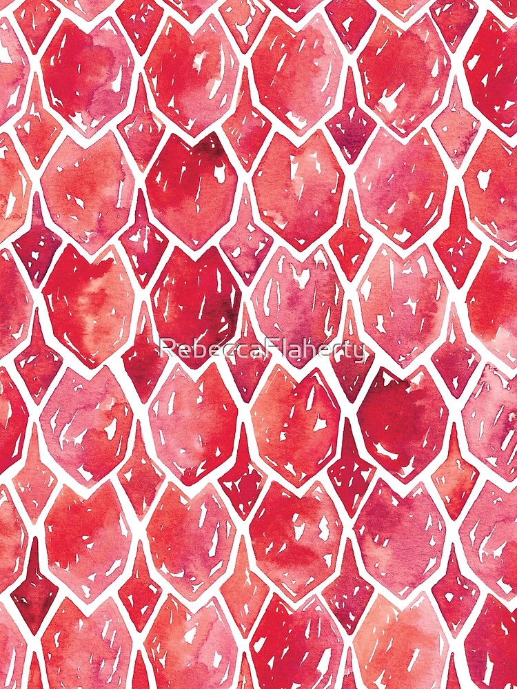 Dragon Scales | Red by RebeccaFlaherty
