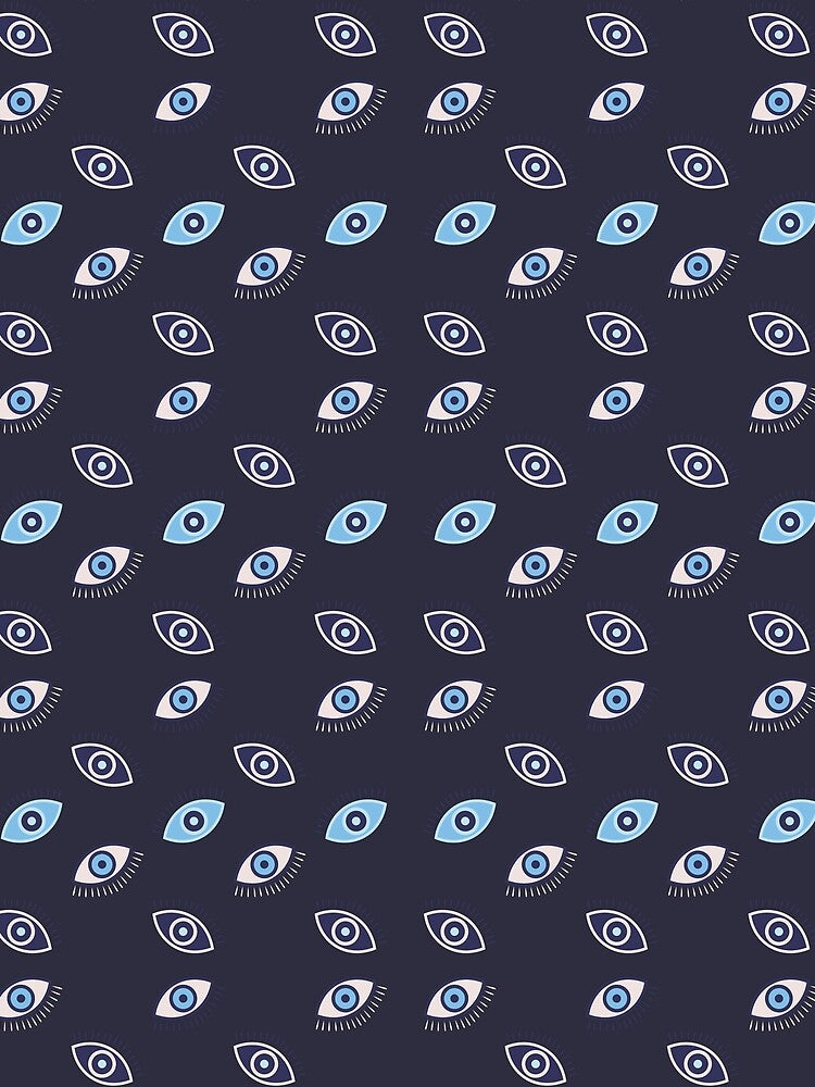 Blue Evil Eye Pattern by FeeLnLivE