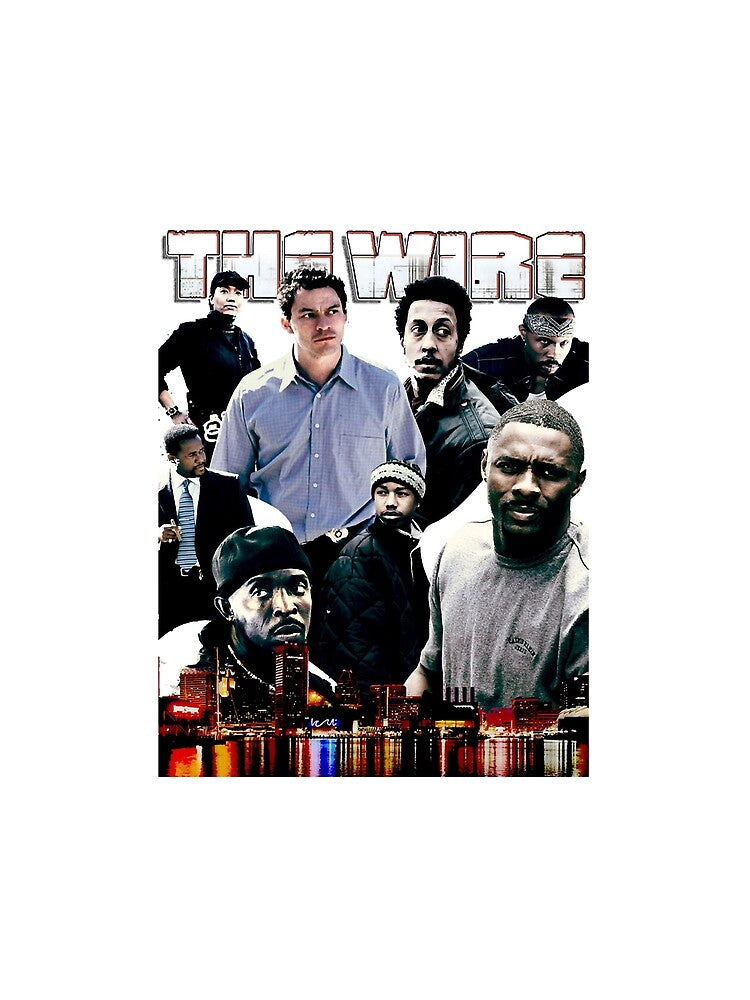 The Wire Tv Series James Mcnulty Detective Team Investigate Crime Drug Lord The Vintage 90S Style B by TheWireTvSeriez