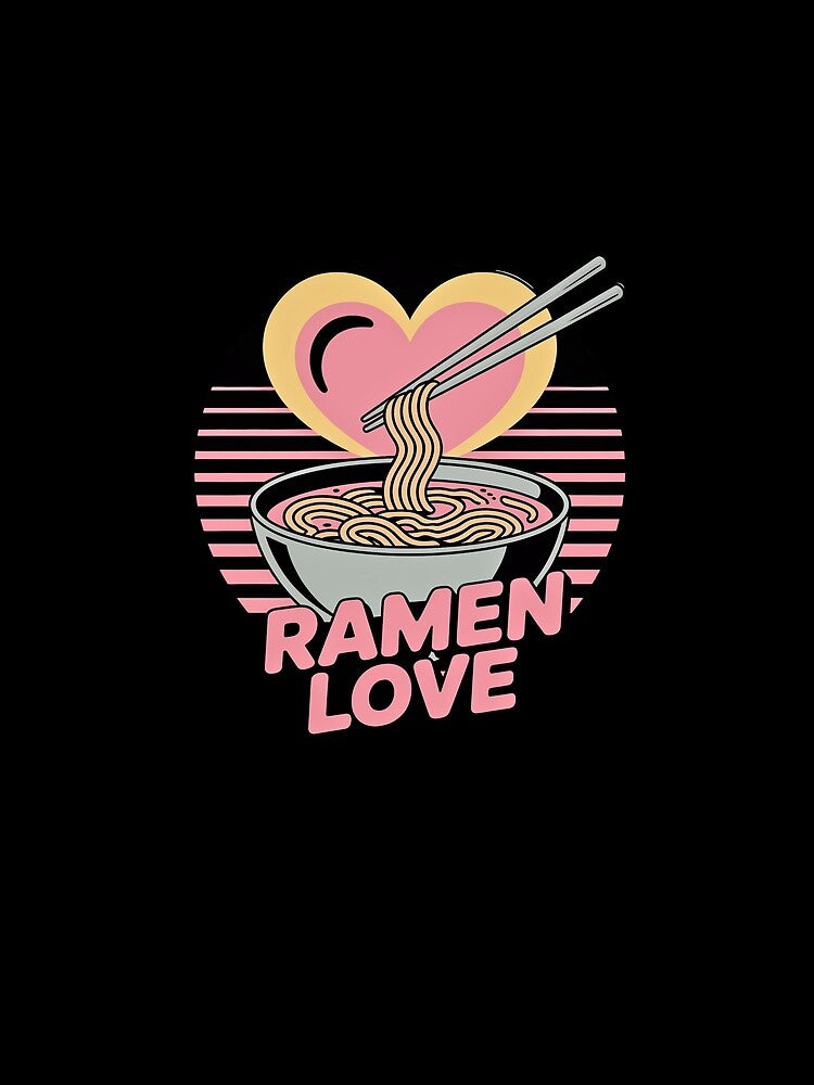 Retro 80s Pop Art Ramen Bowl Aesthetic by Vintage Shapes