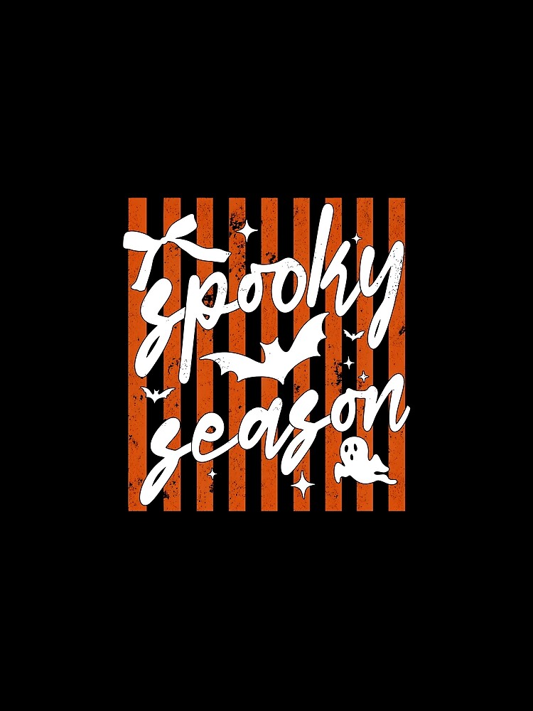 Striped Spooky Season Bat Ghost by Cravens-Museum