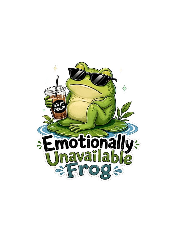 Emotionally Unavailable Frog by EDAE