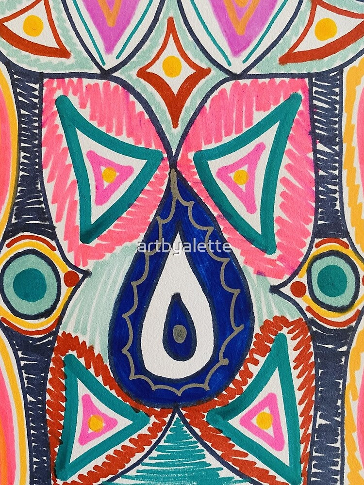 Abstract Warding Off Evil by artbyalette
