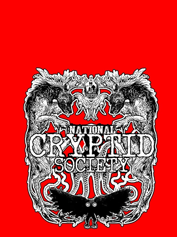 2020 National Cryptid Society Vintage Wendigo, Retro Giant Octopus and New Age Mothman by NationalCryptid