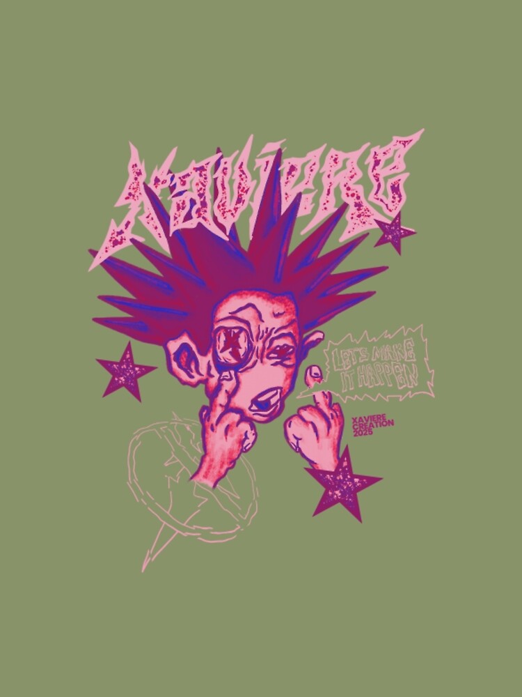 Revenge Punk Spiky Cartoon Character by CraftdLibrary