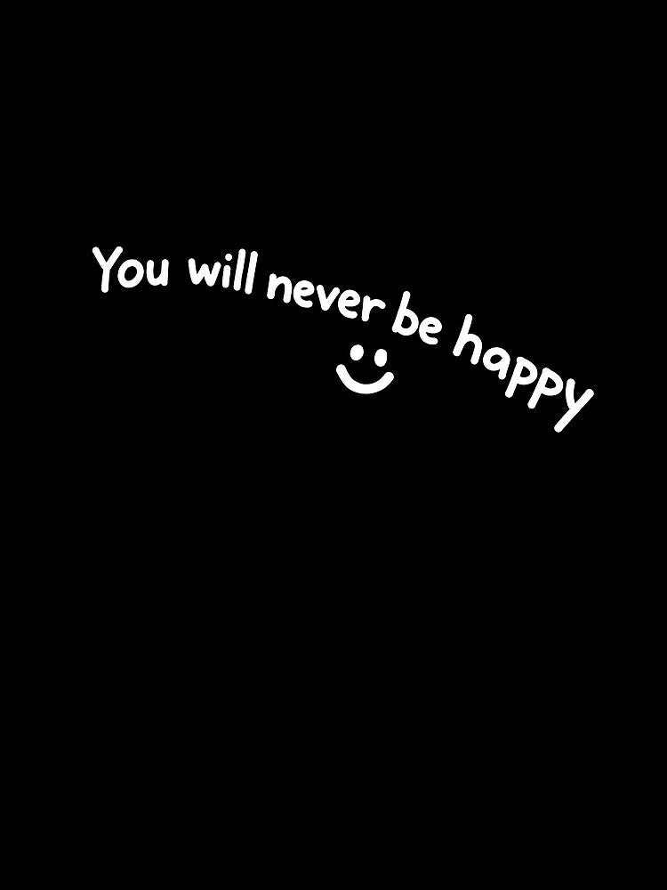 You Will Never Be Happy - White Ink - The Nice Guys by hesjustken