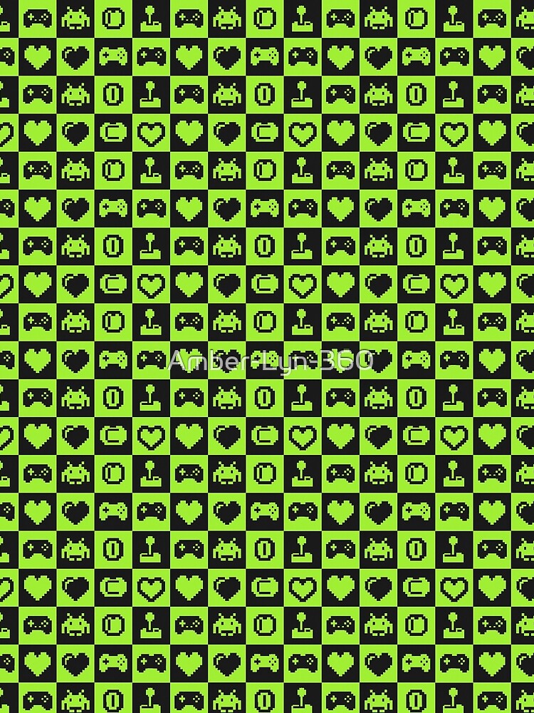 Video Game Seamless Pattern by Amber-Lyn-360