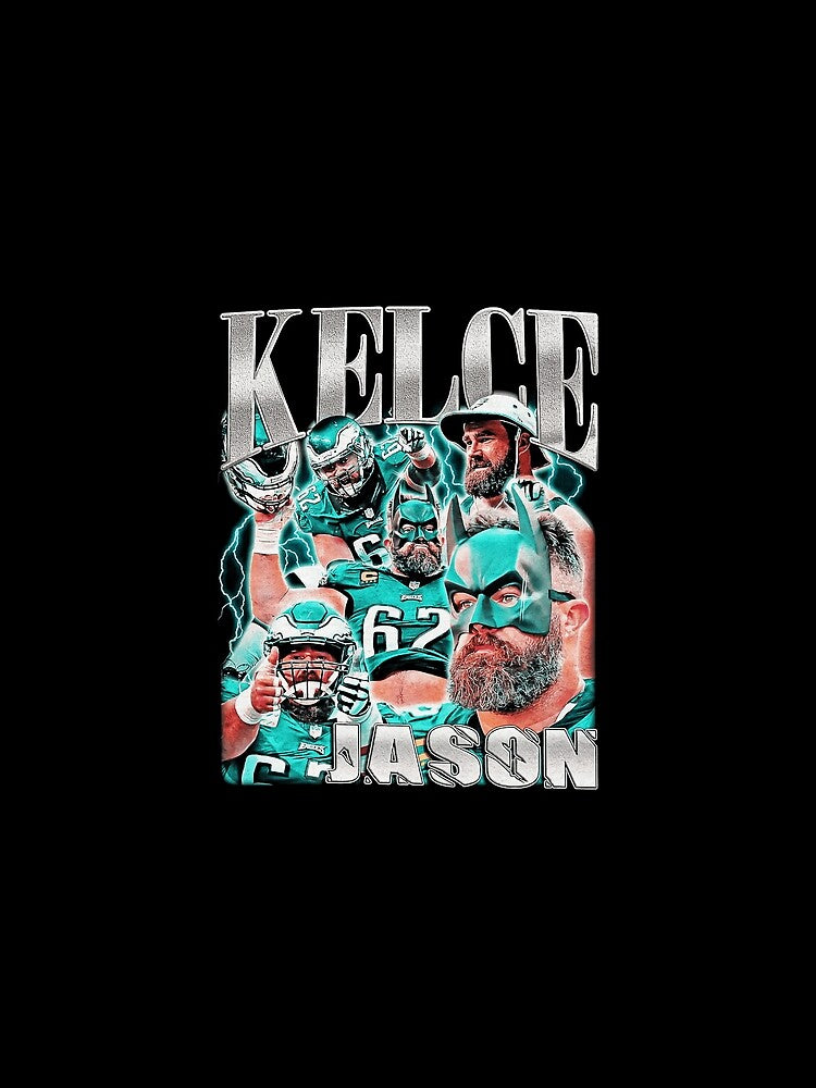 The Fat Bat Kelce Vintage 90s Bootleg Style by Levihumil