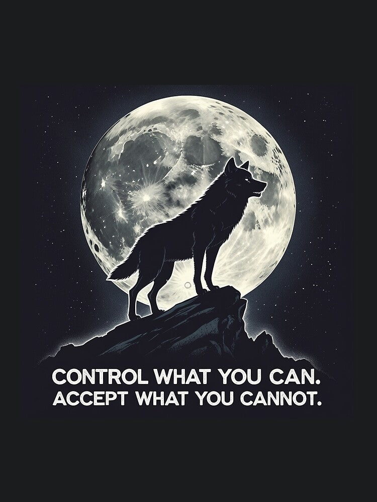Night lonely wolf design by Motivated Sensei