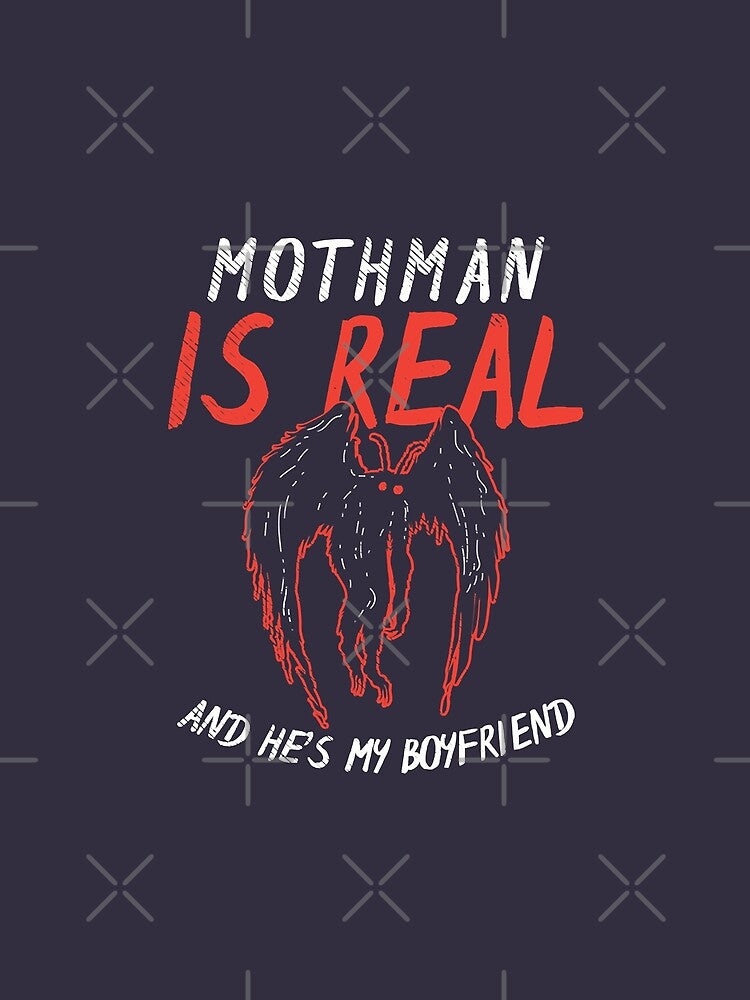 Vintage Photograp Mothman Funny Graphic Gifts by Shirleydavenpor