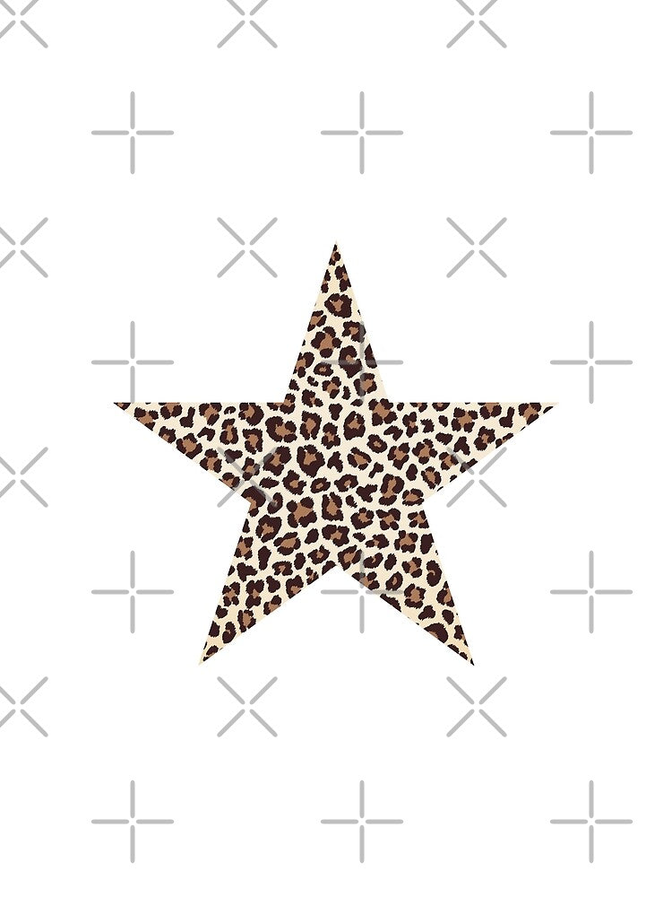 leopard print star by gdm123